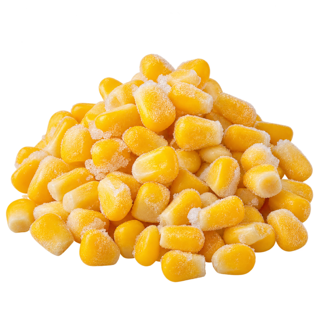 ذرة حبوب مجمدة