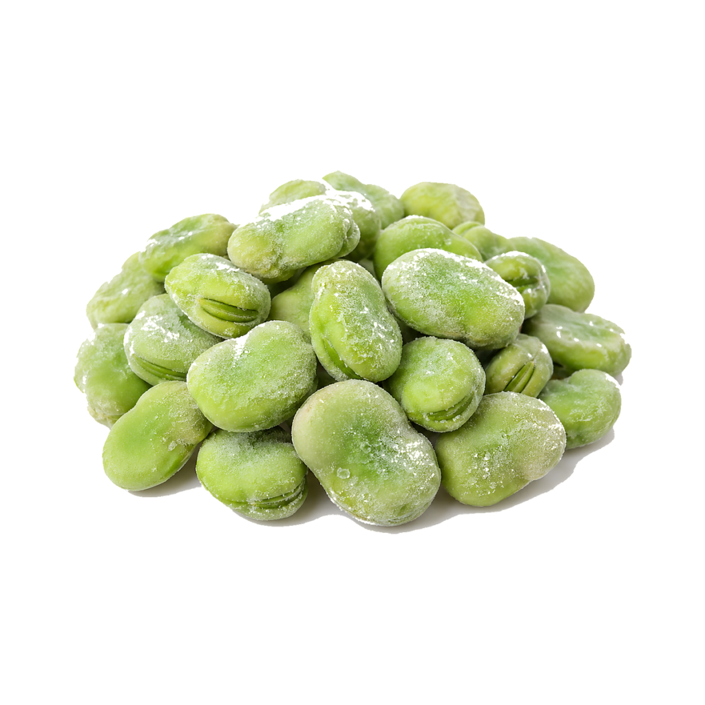 فول أخضر مقشر مجمد